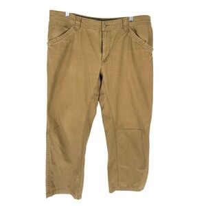 Columbia Men's Pants 40x32‎ Tan Outdoor Hiking Workwear Cotton Blend GUC